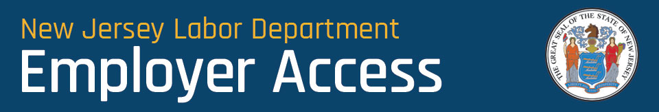 New Jersey Labor Department Employer Access